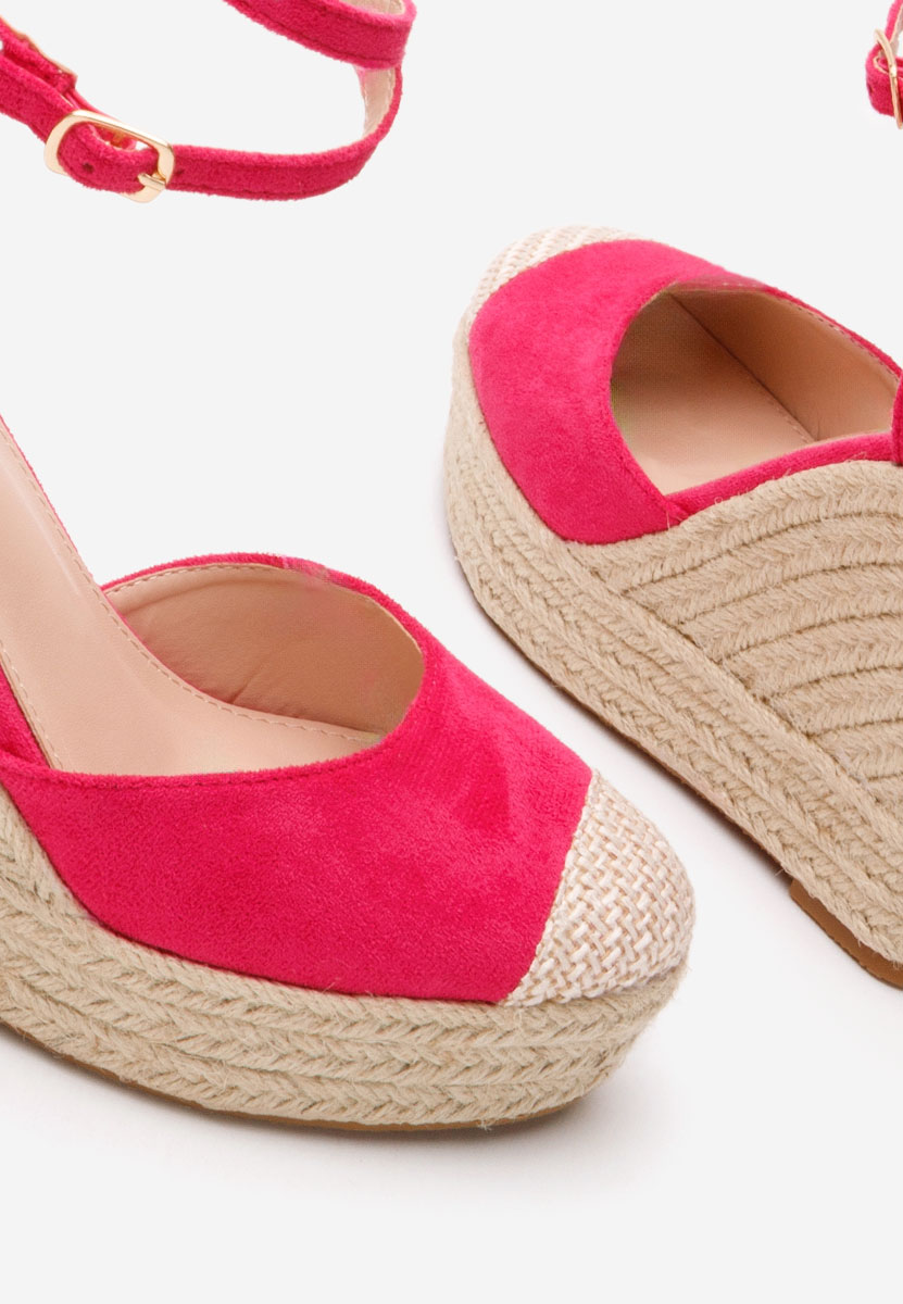Saniza v3 fuxia platform szandál