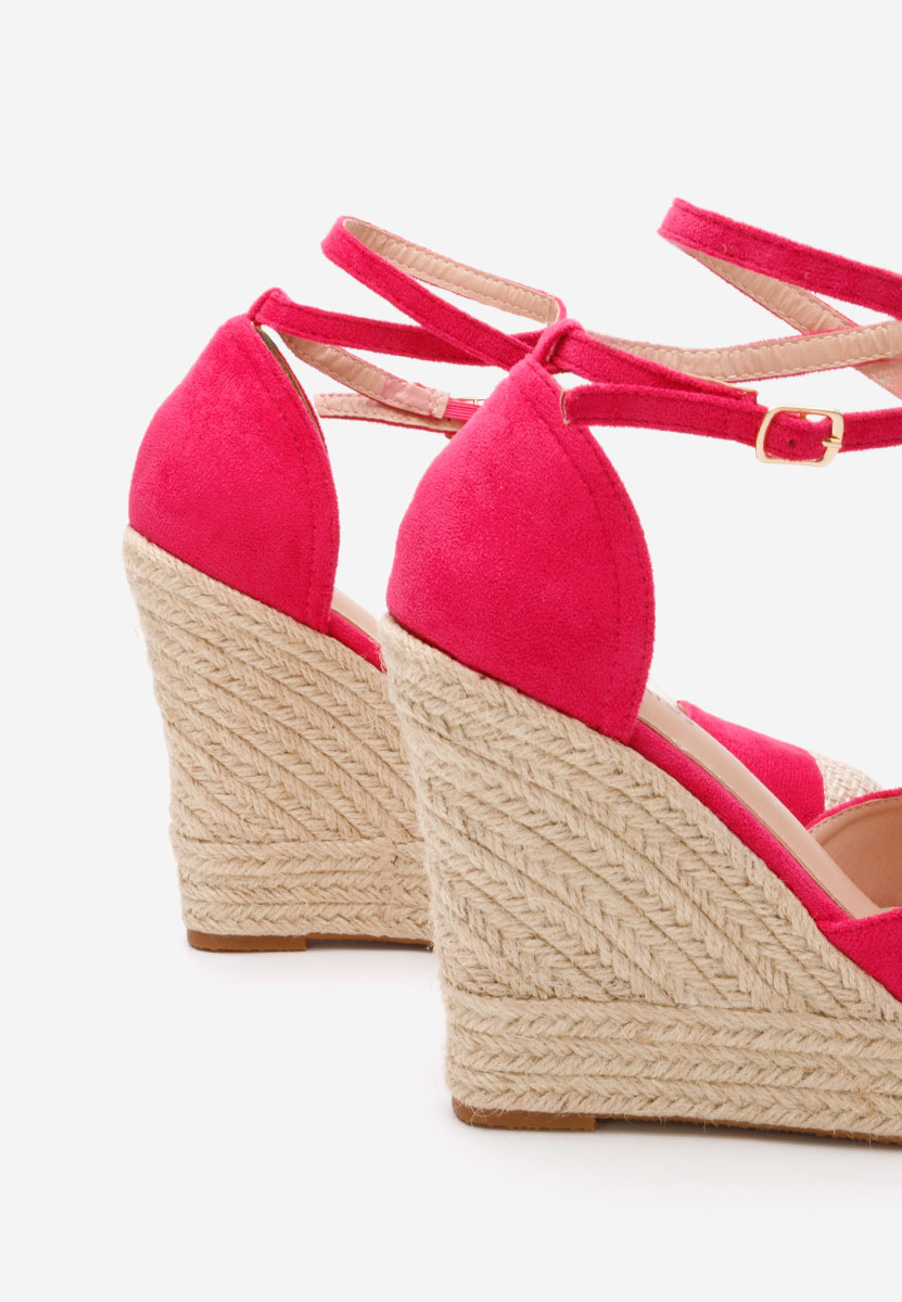 Saniza v3 fuxia platform szandál