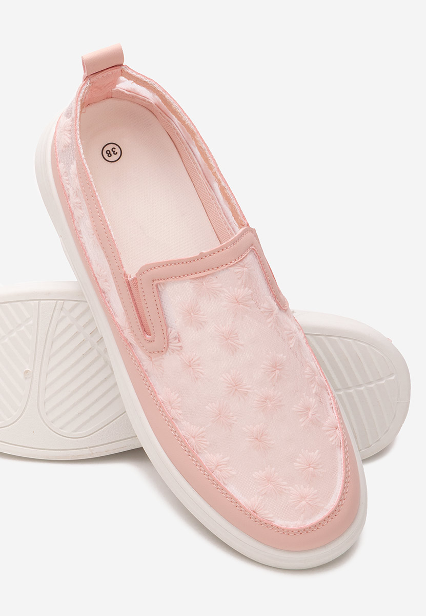 Latyssa rózsaszín fűzős női cipő