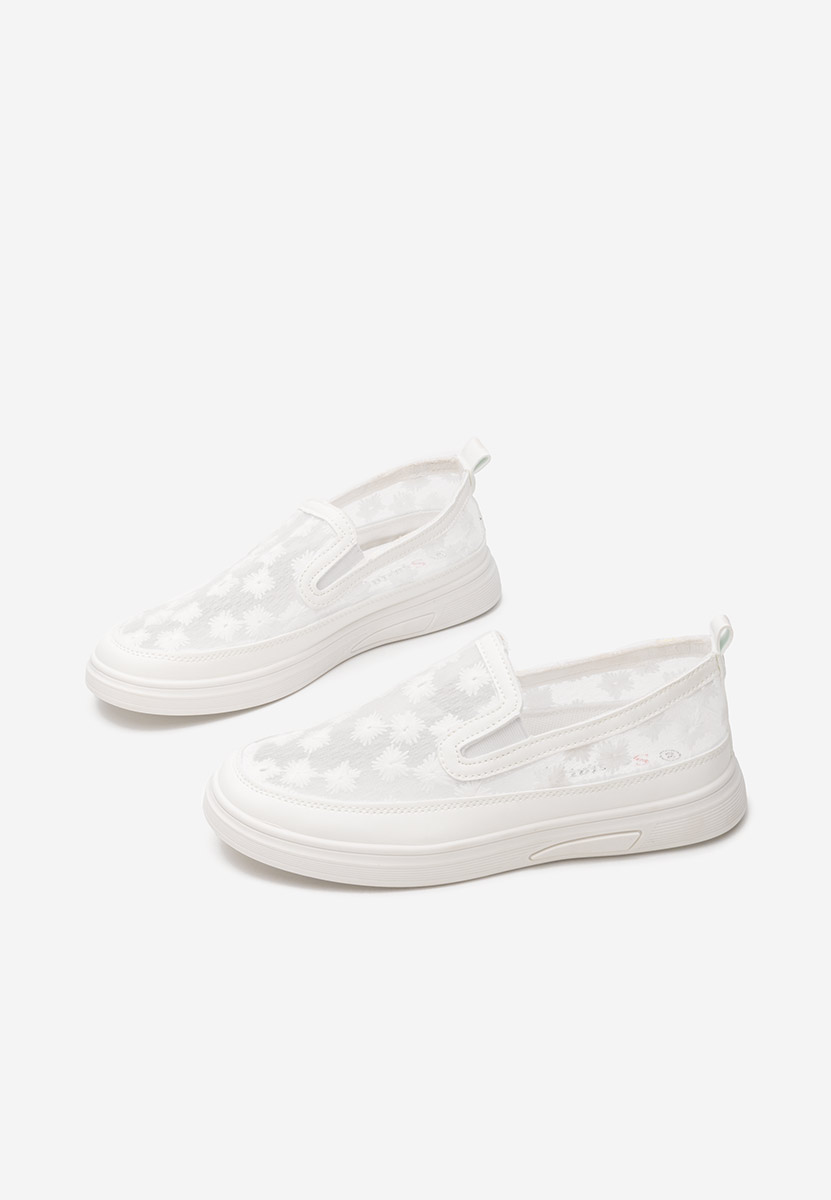 Latyssa fehér fűzős női cipő