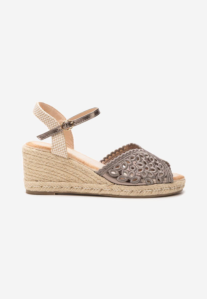 Finana szürke espadrilles szandál