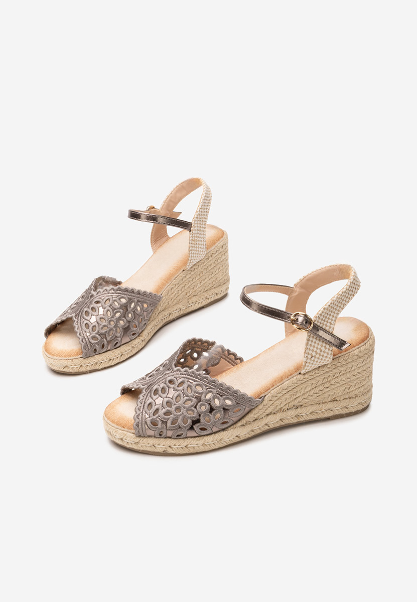 Finana szürke espadrilles szandál
