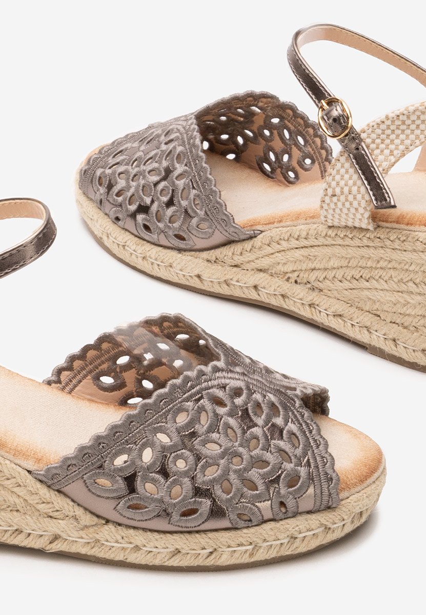 Finana szürke espadrilles szandál