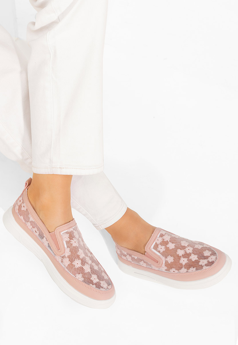 Latyssa rózsaszín fűzős női cipő