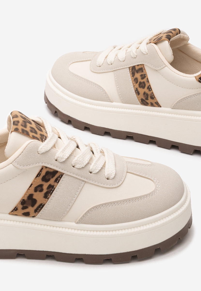 Estephany bézs telitalpú platform sneaker Estephany bézs telitalpú platform sneaker