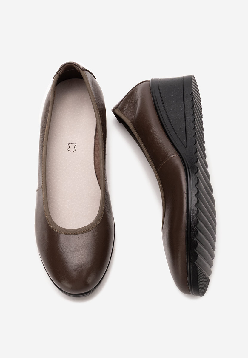 Josmia khaki platform cipők