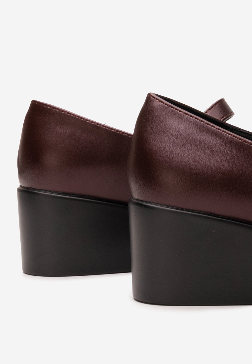 Espina gránát platform cipők