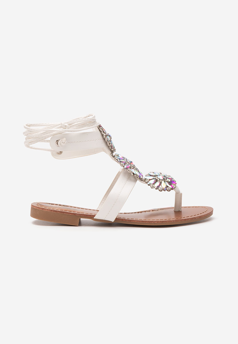 Riaza fehér női szandál