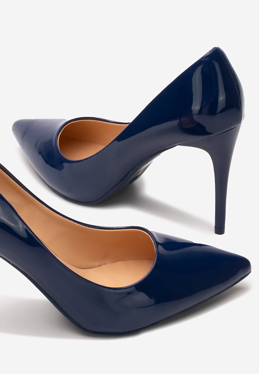 Melany tengerészkék tűsarkú cipő 