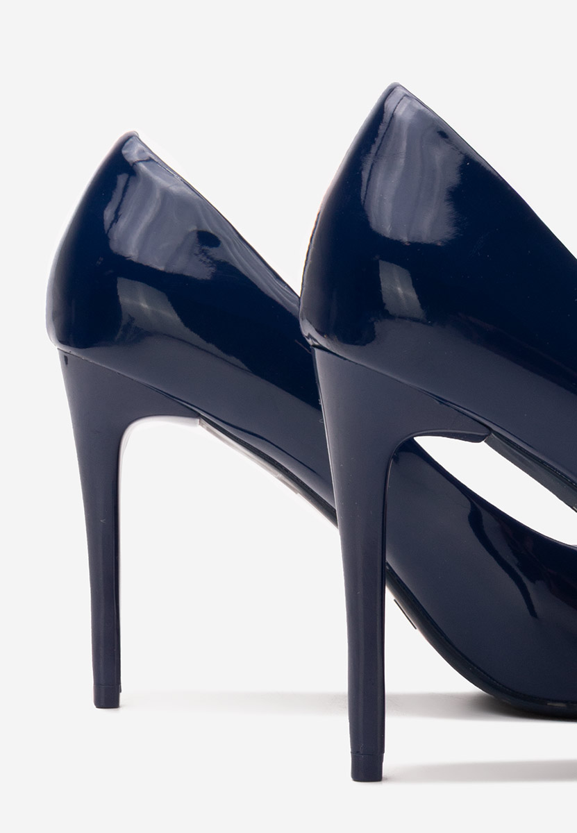 Melany tengerészkék tűsarkú cipő 