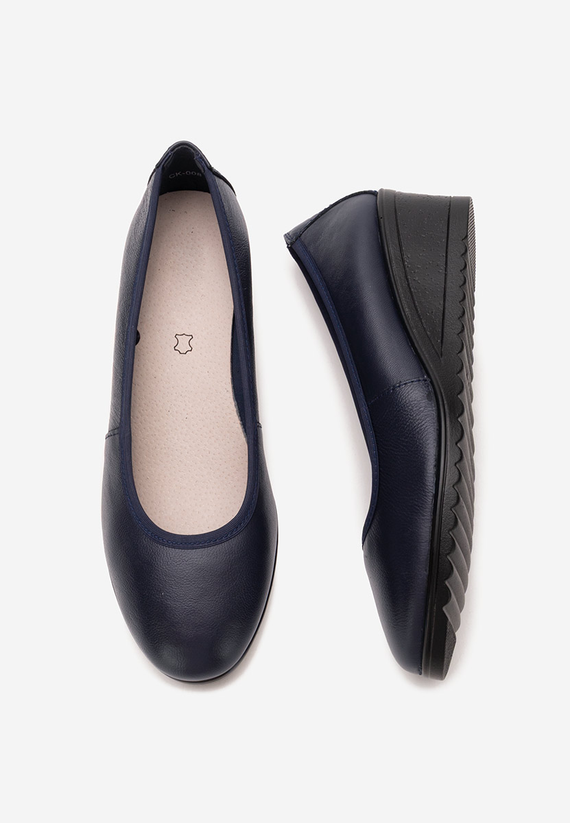 Josmia tengerészkék platform cipők