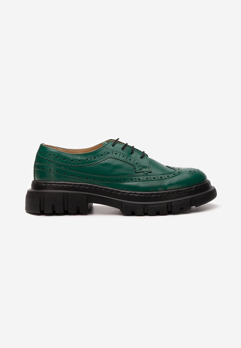 Henise v3 zöld női brogue cipő