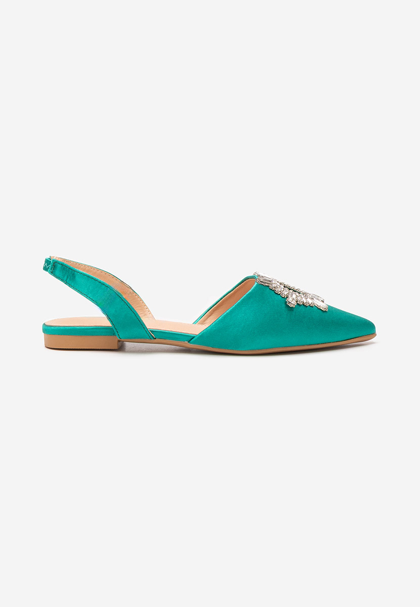 Naidia zöld elegáns balerina 