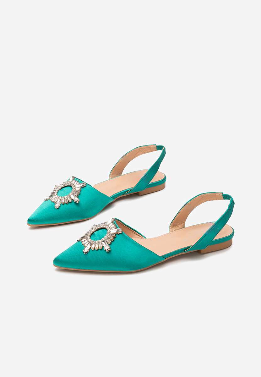 Naidia zöld elegáns balerina 