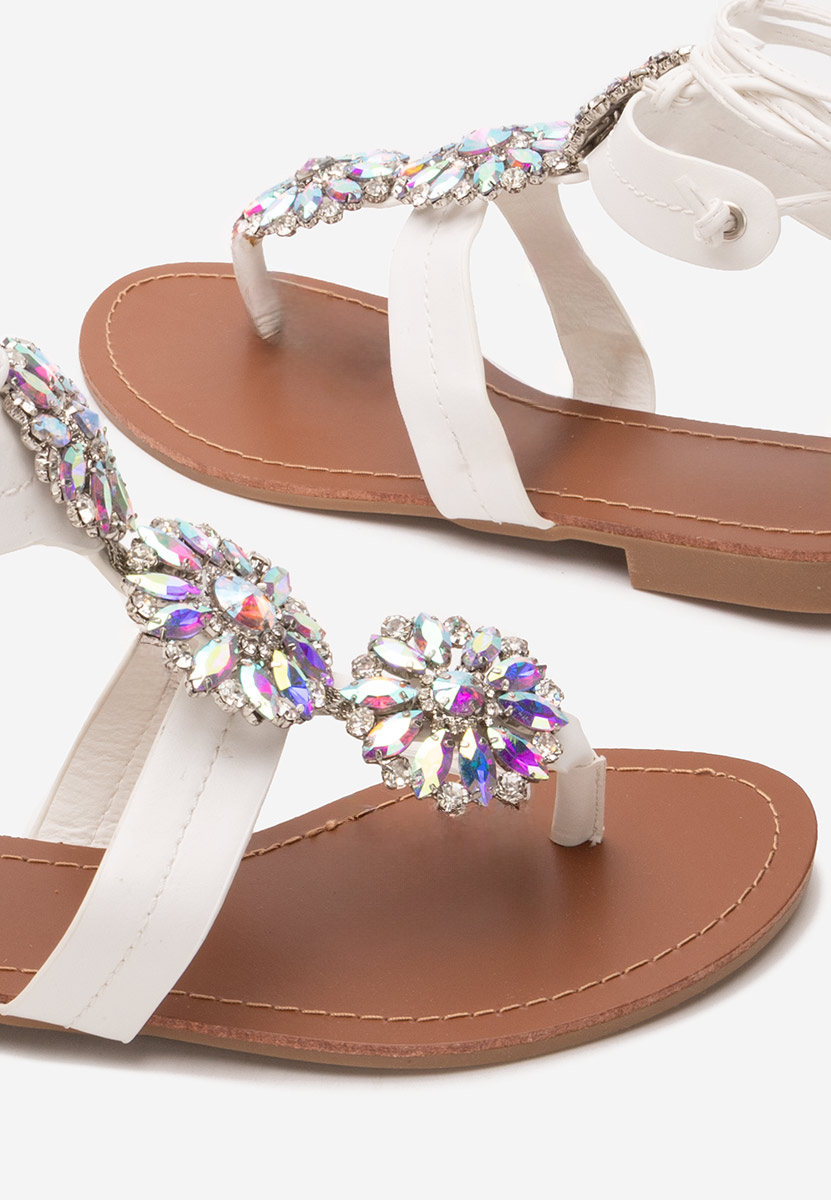 Riaza fehér női szandál