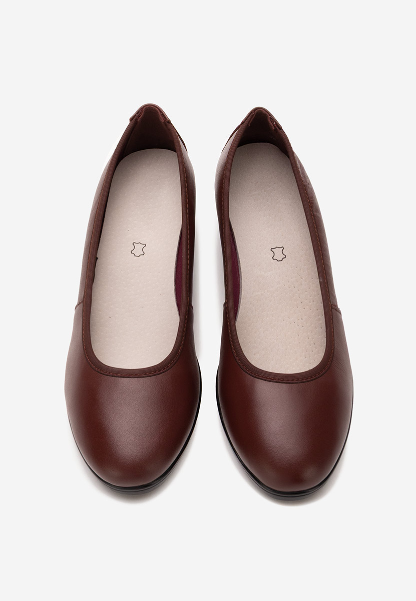 Josmia borvörös platform cipők