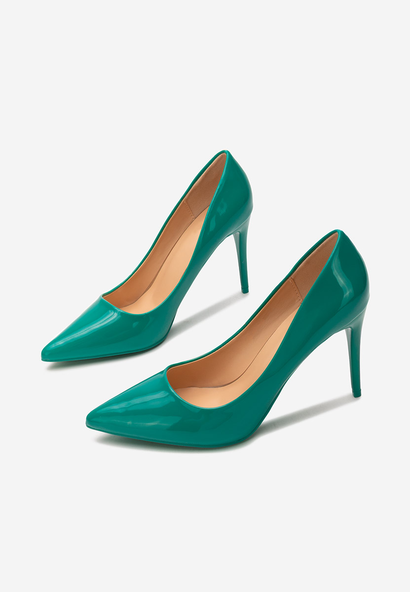 Melany zöld tűsarkú cipő 