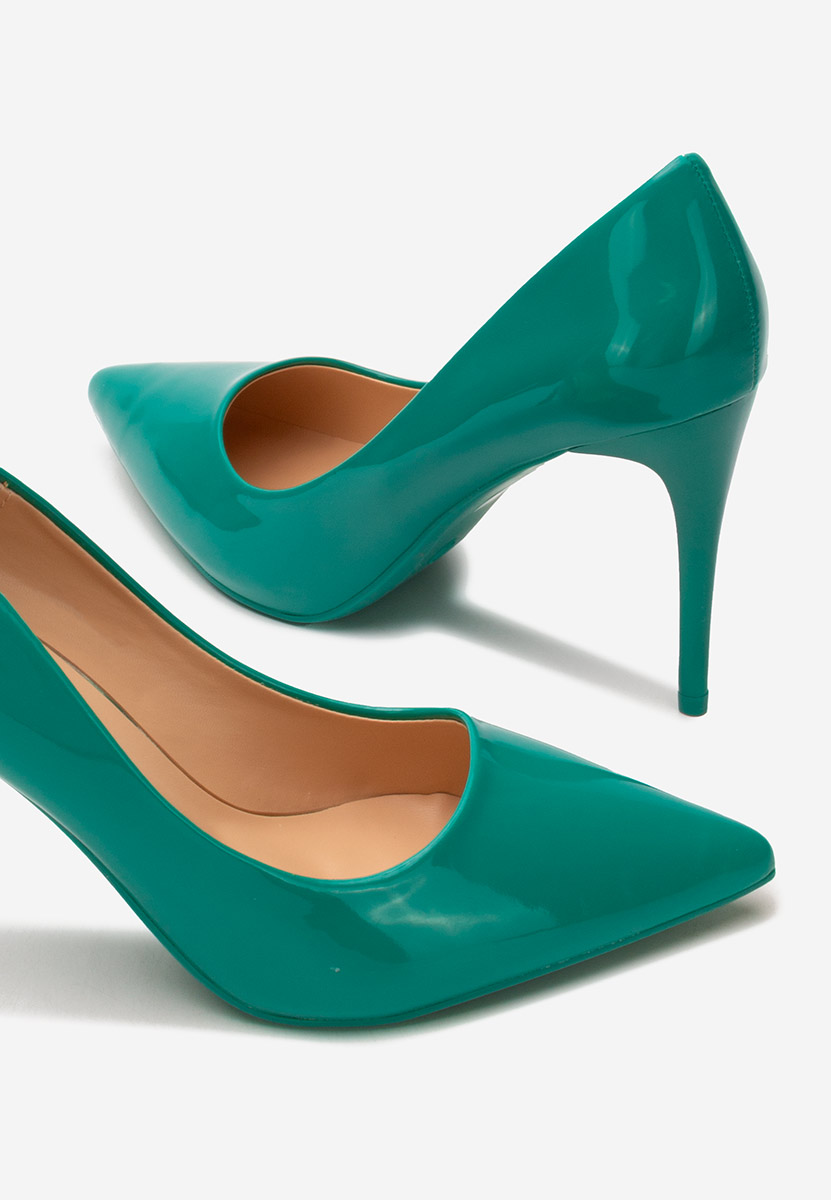 Melany zöld tűsarkú cipő 