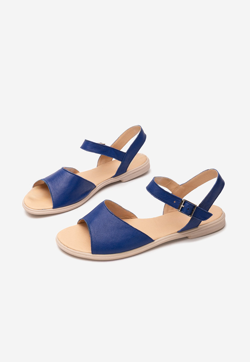 Viadana kék bőr szandál