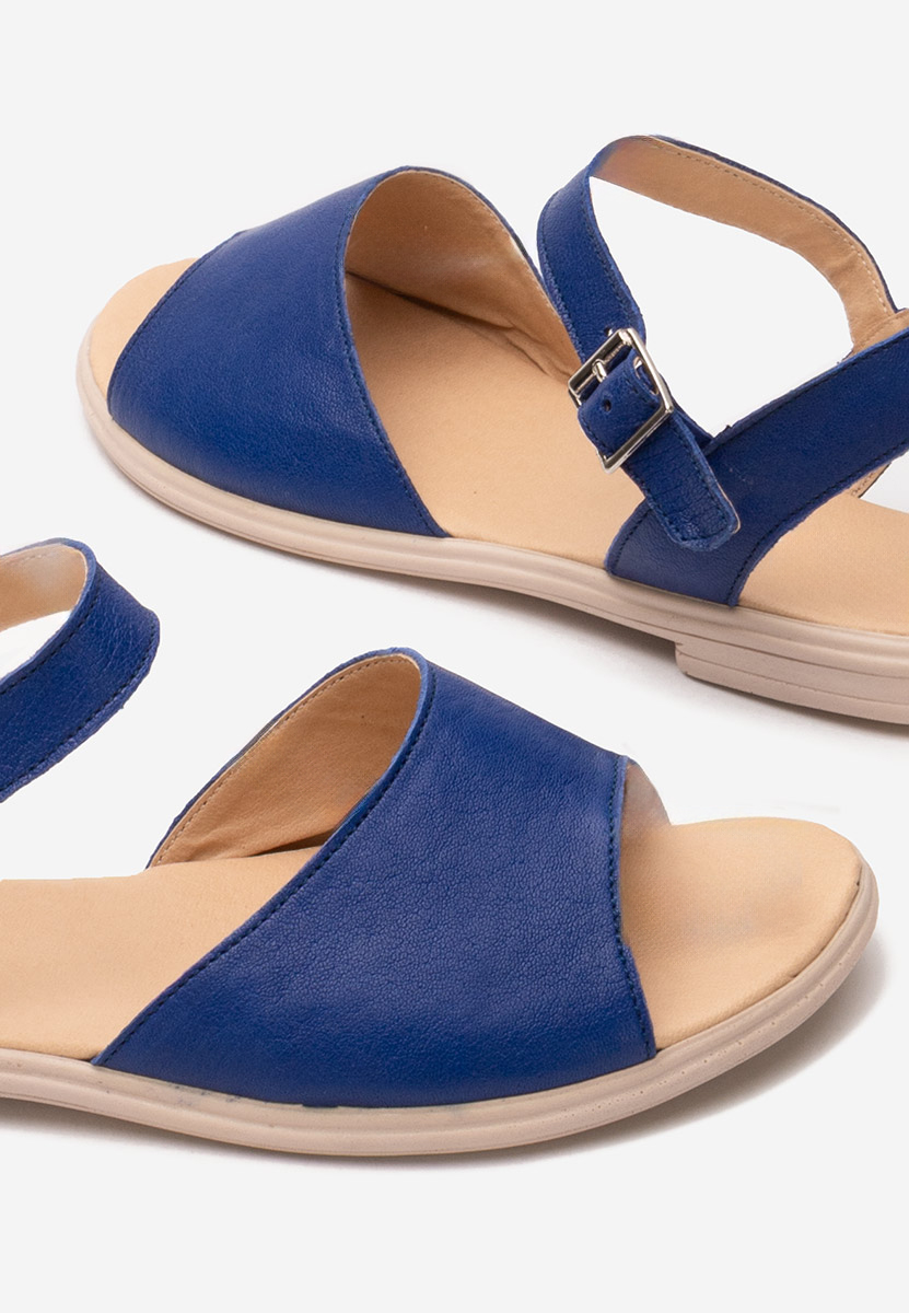 Viadana kék bőr szandál