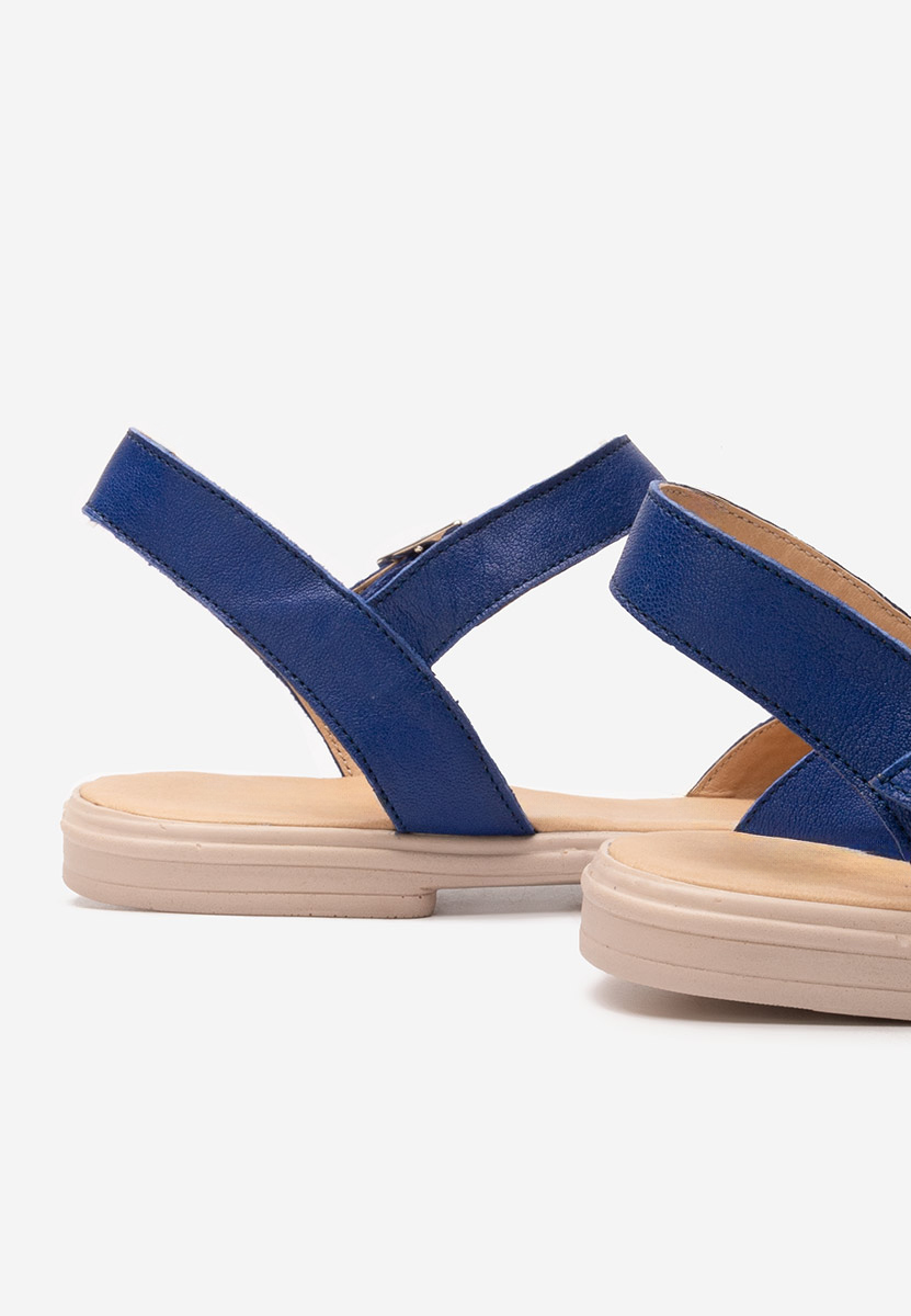 Viadana kék bőr szandál
