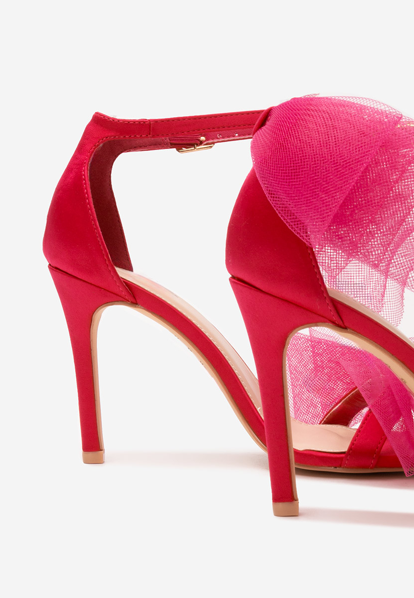Feneta fuxia tűsarkú szandál
