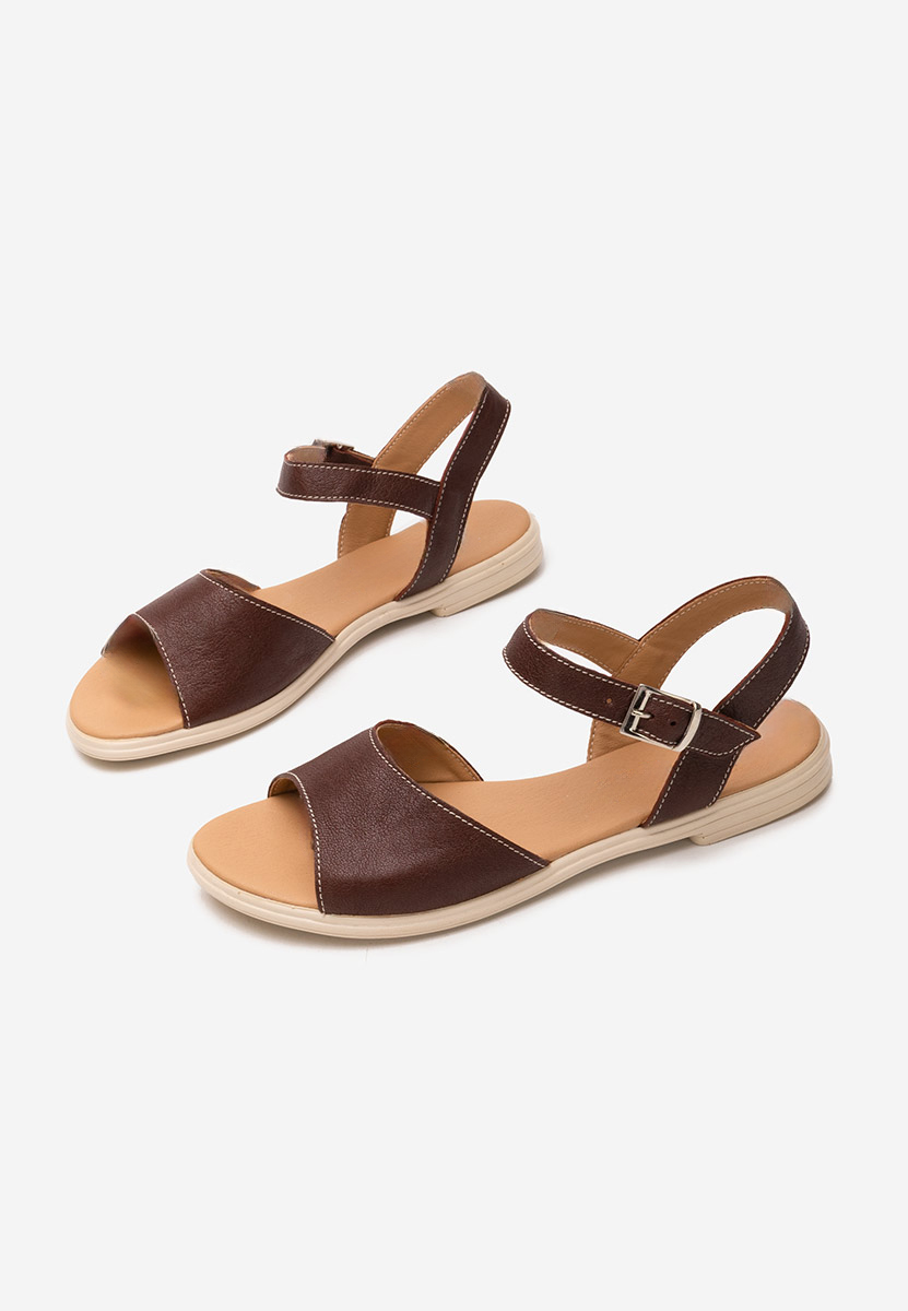 Viadana borvörös lapos talpú szandál