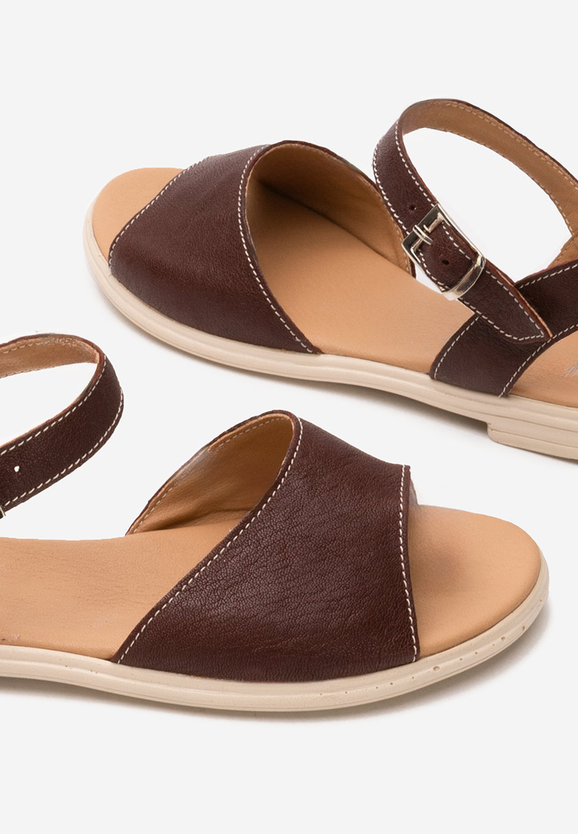 Viadana borvörös lapos talpú szandál