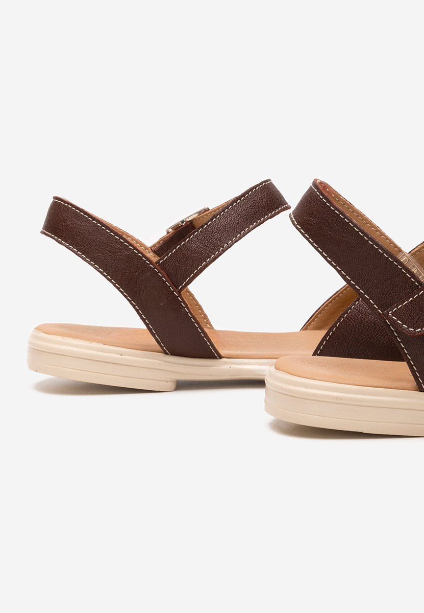 Viadana borvörös lapos talpú szandál