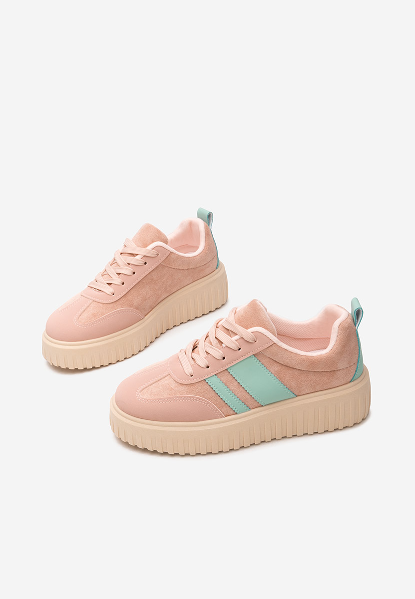 Pennia rózsaszín telitalpú platform sneaker