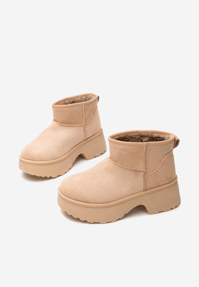 Tarnia khaki női téli bokacipő