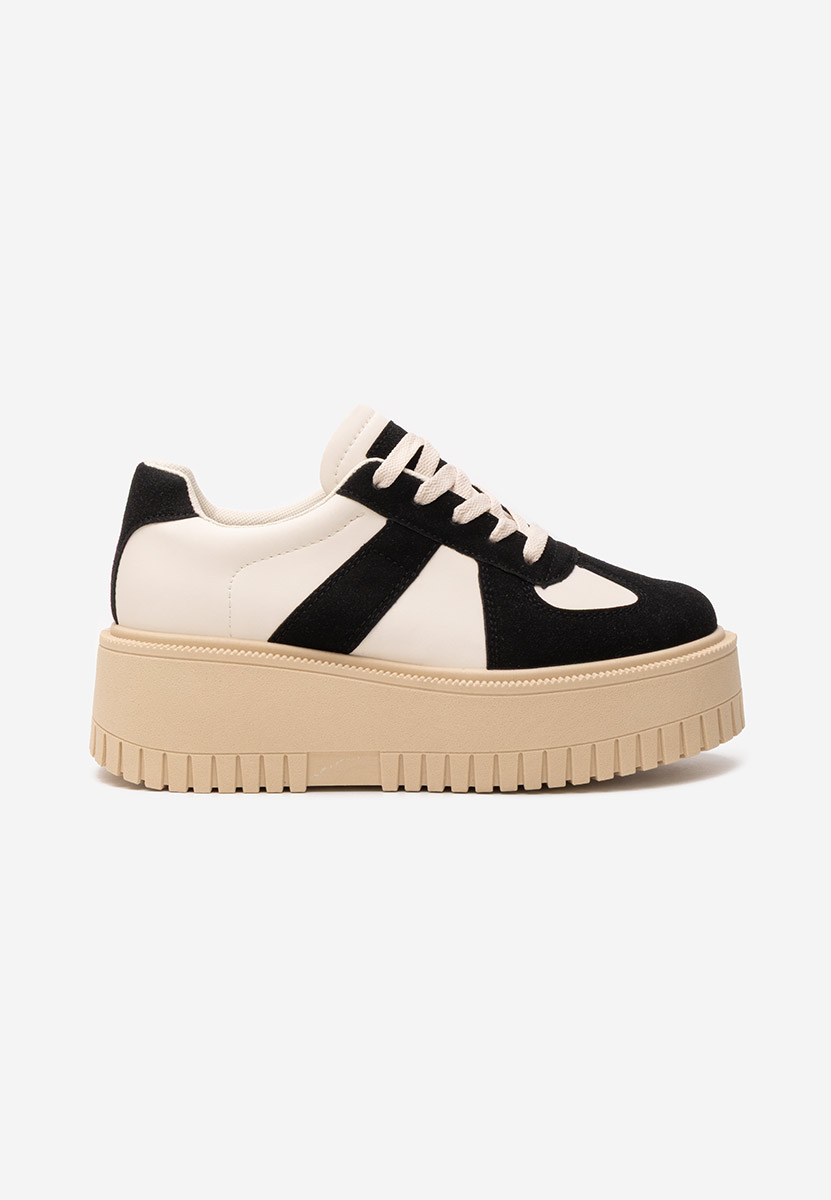 Michele fekete telitalpú platform sneaker