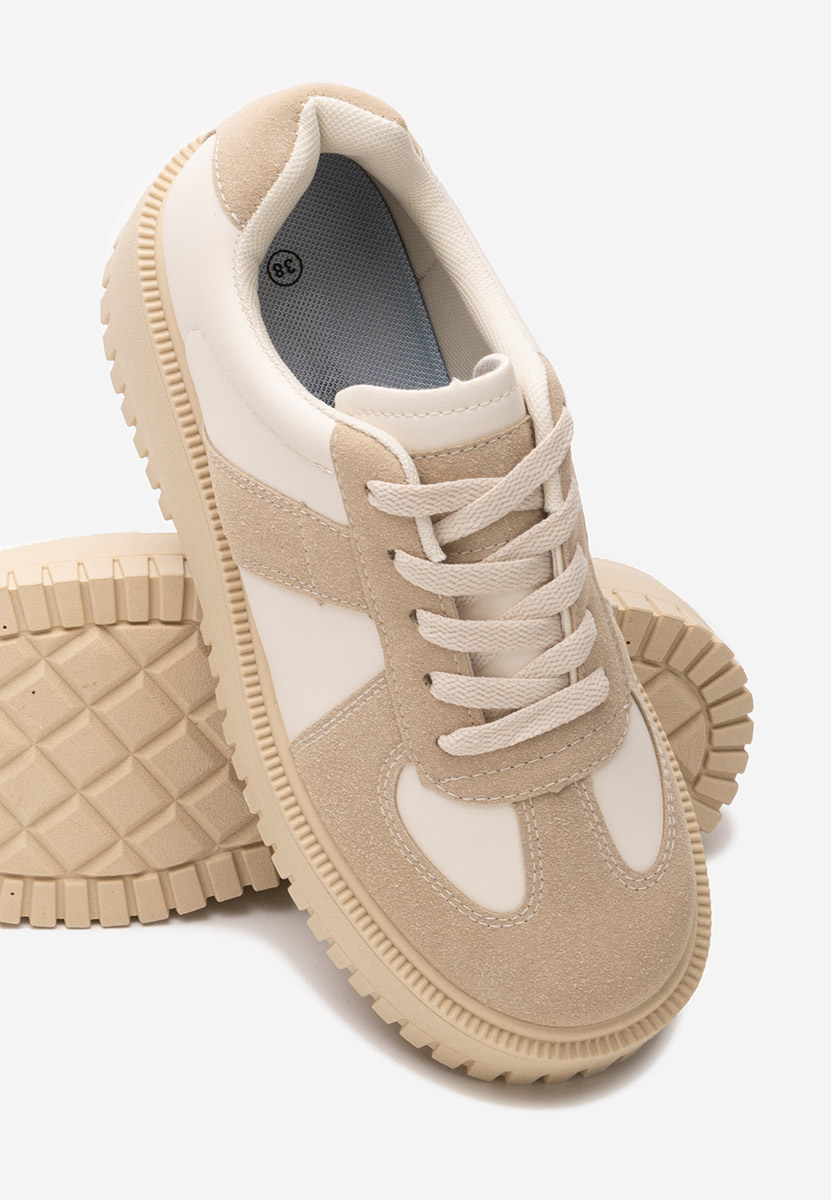 Michele khaki telitalpú platform sneaker