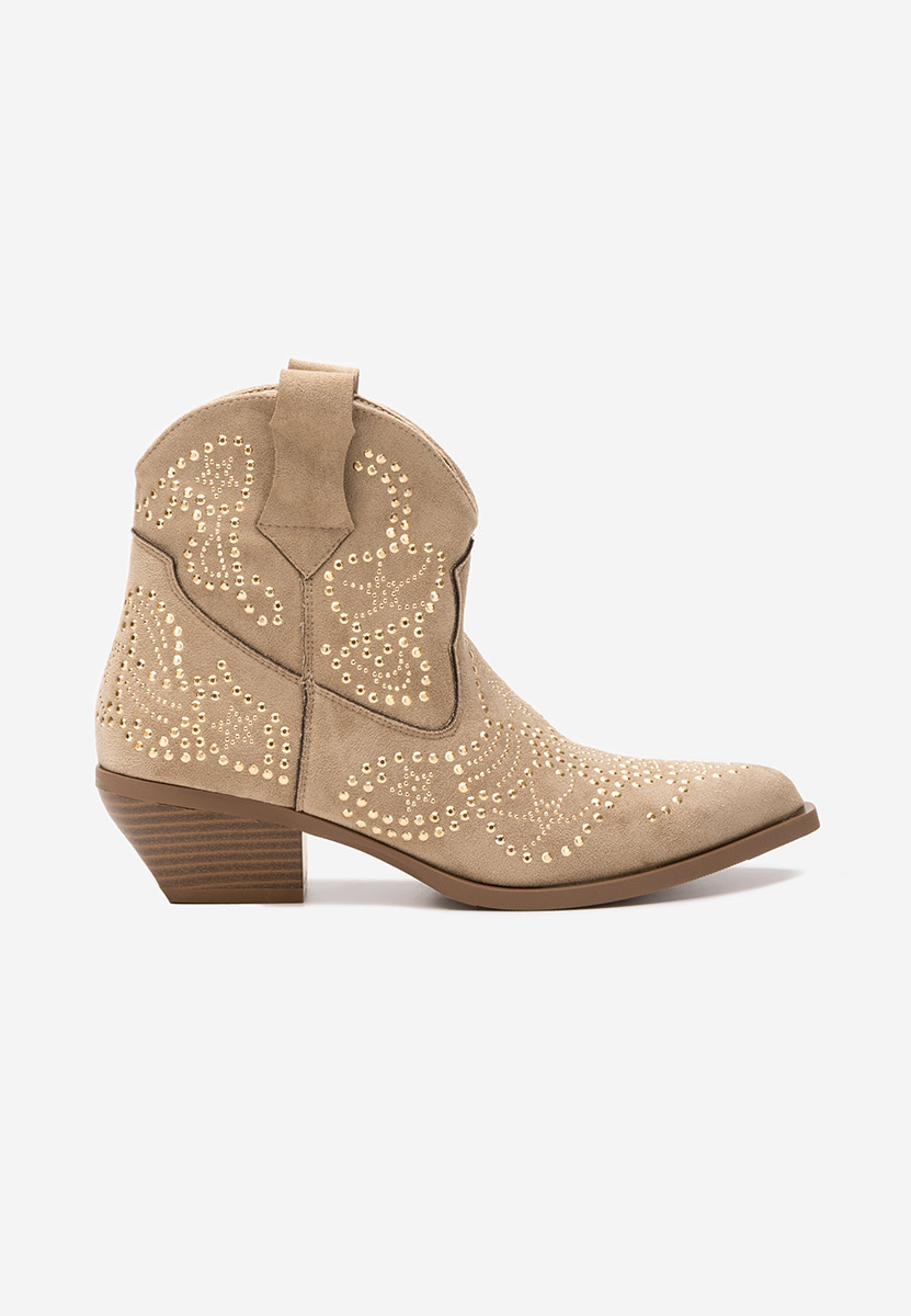 Ninna khaki cowboy csizma