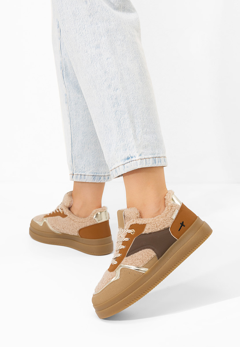 Maisie khaki női tornacipő
