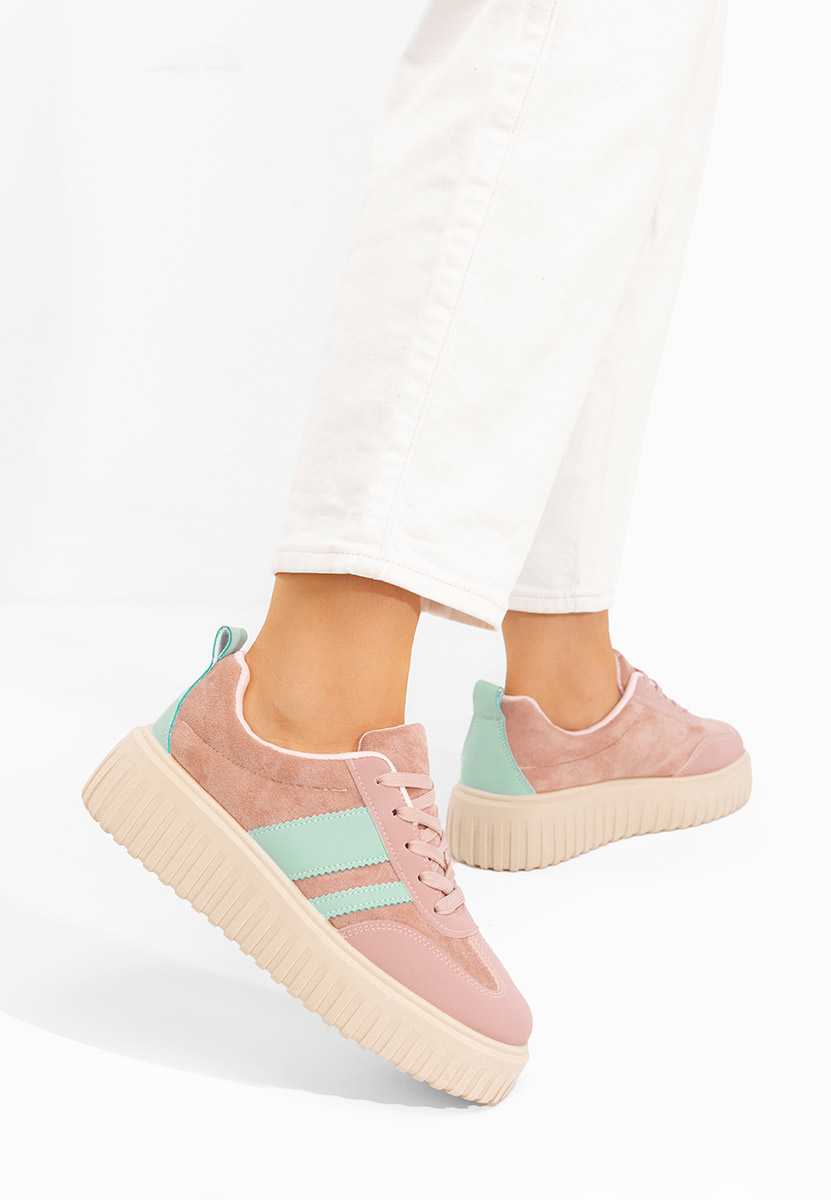 Pennia rózsaszín telitalpú platform sneaker