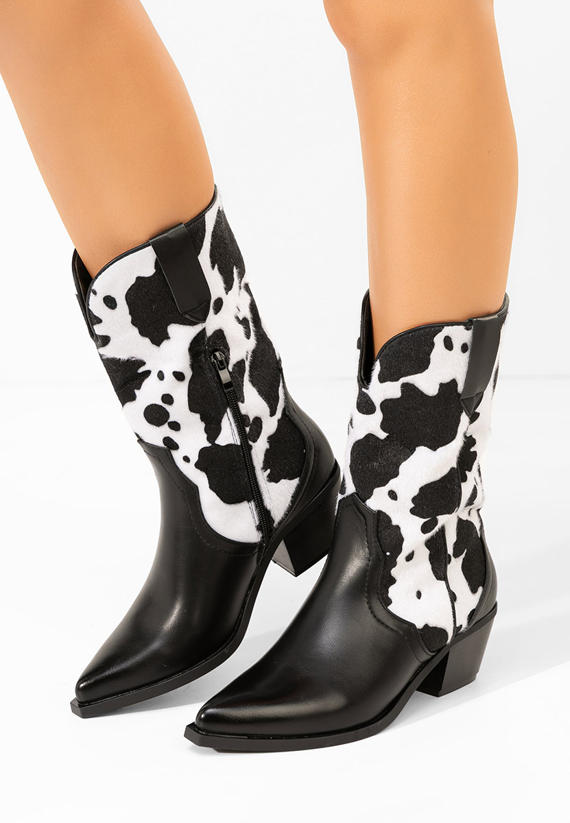 Nedira fekete cowboy csizma
