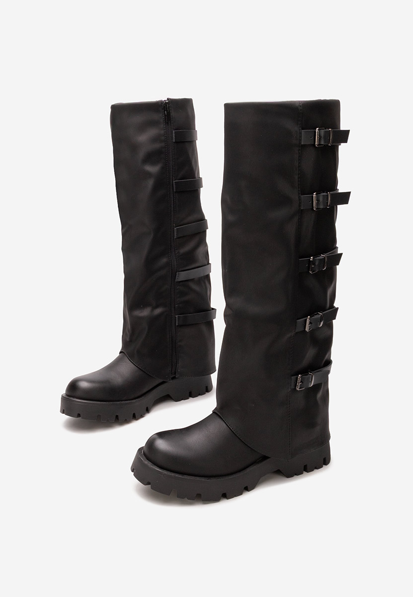 Riania fekete női csizma