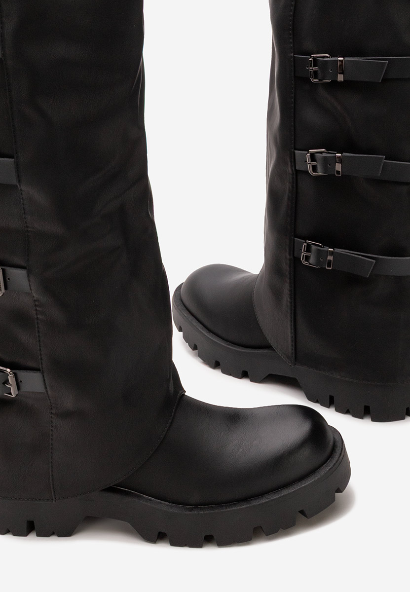 Riania fekete női csizma