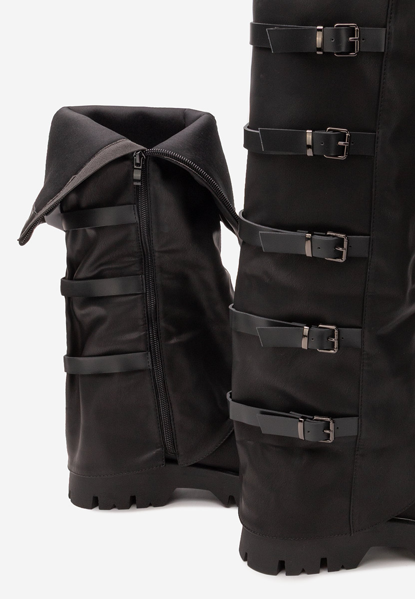 Riania fekete női csizma