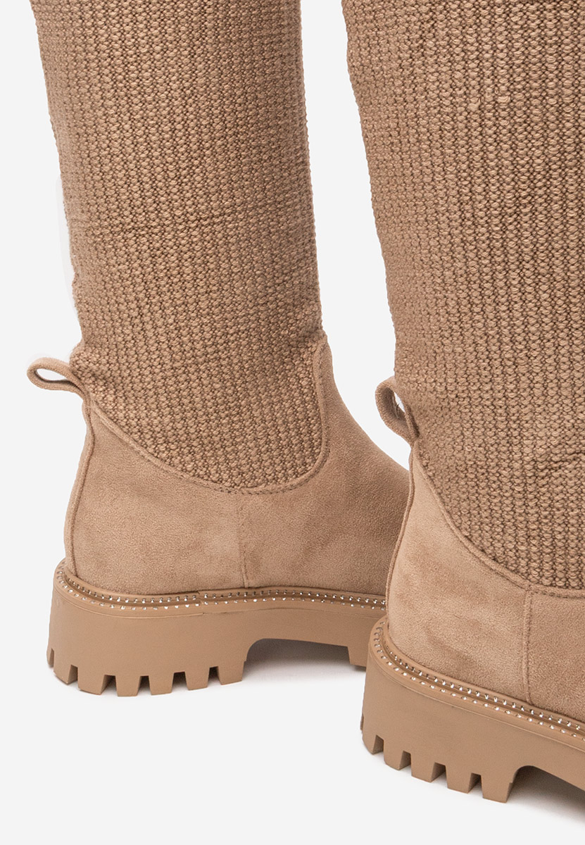 Zorina v2 khaki női zokni csizma