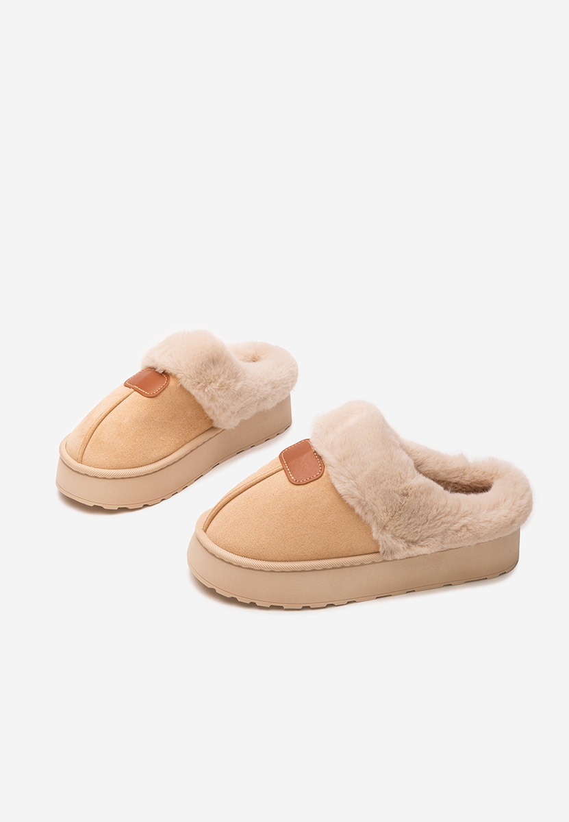 Flufina bézs női papucs