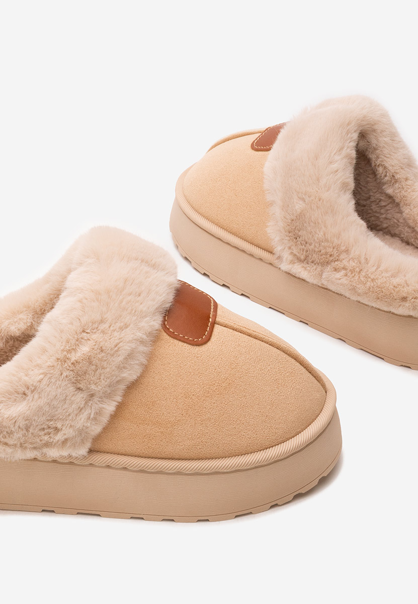 Flufina bézs női papucs