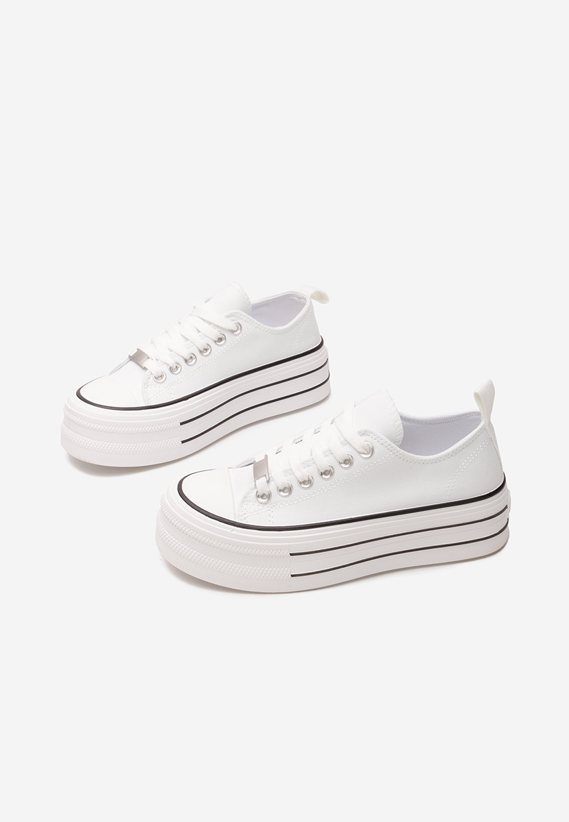 Kimala fehér platform teniszcipő