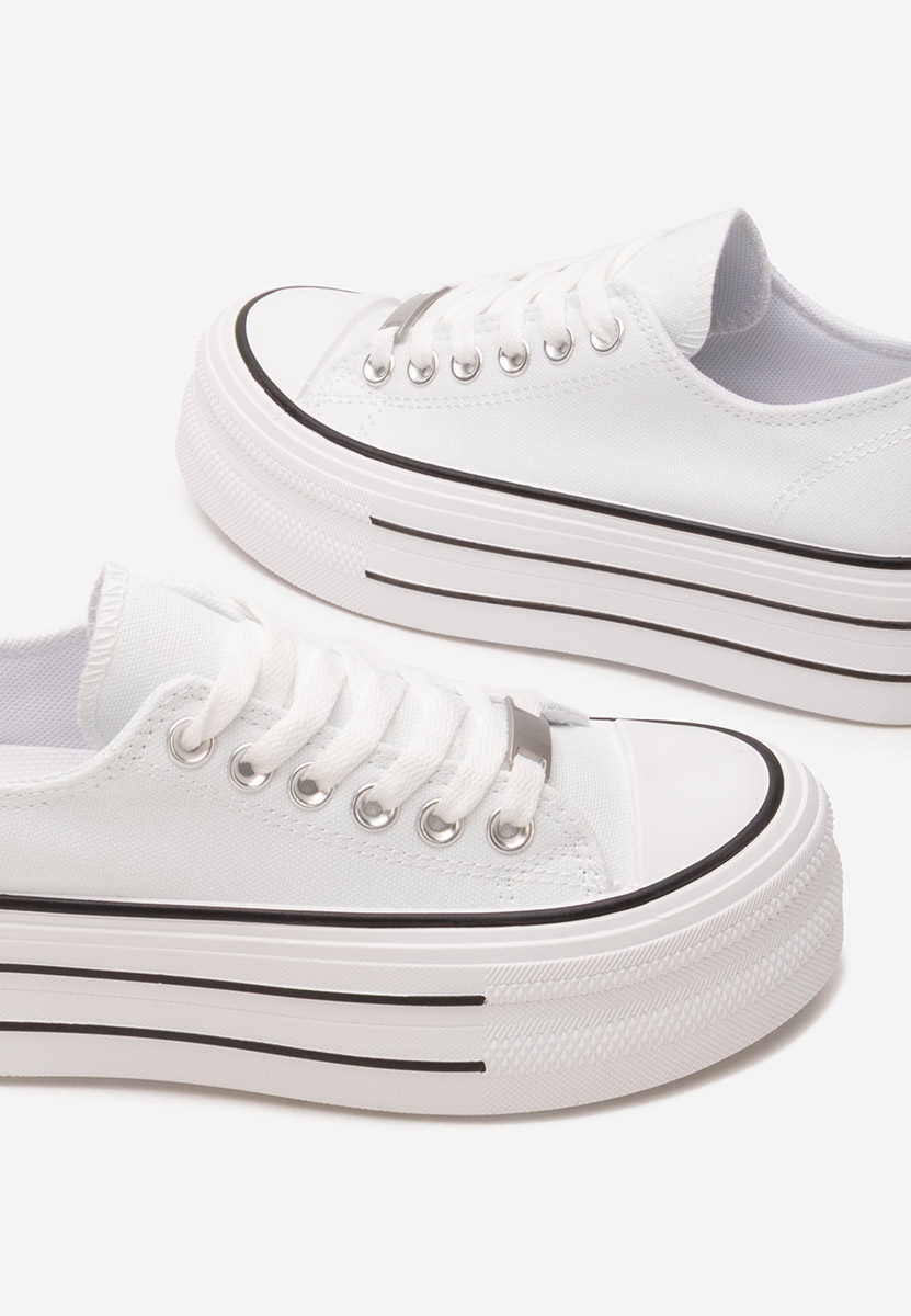 Kimala fehér platform teniszcipő