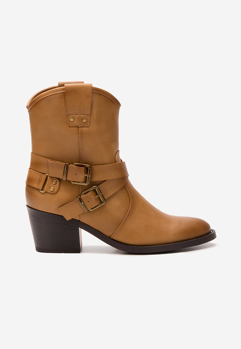 Lestery khaki cowboy csizma