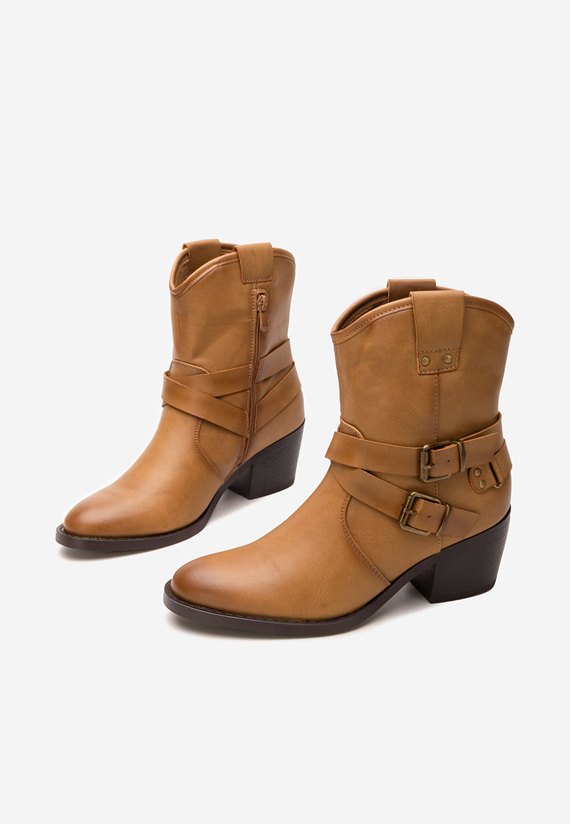 Lestery khaki cowboy csizma