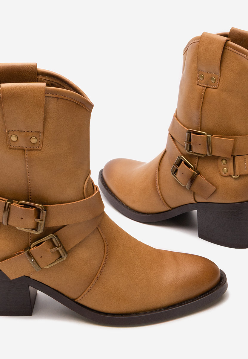 Lestery khaki cowboy csizma