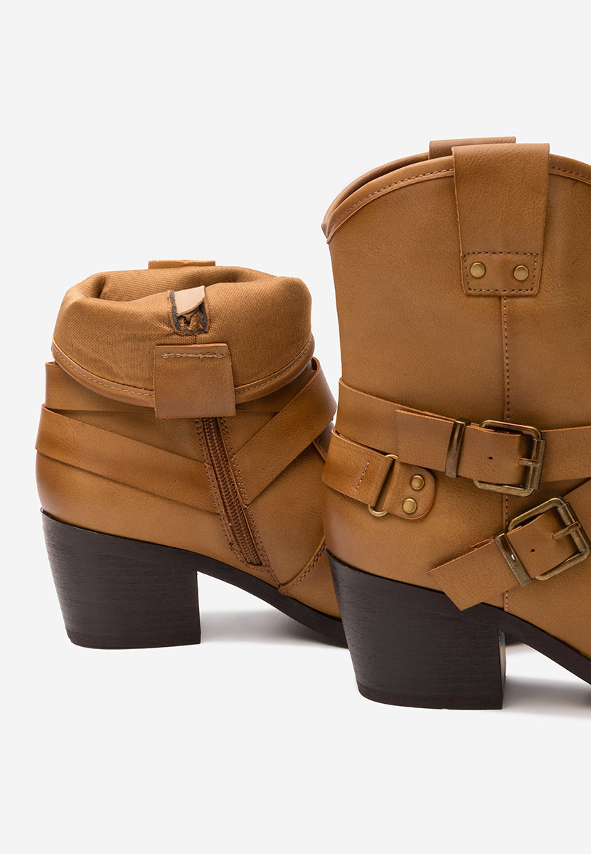 Lestery khaki cowboy csizma
