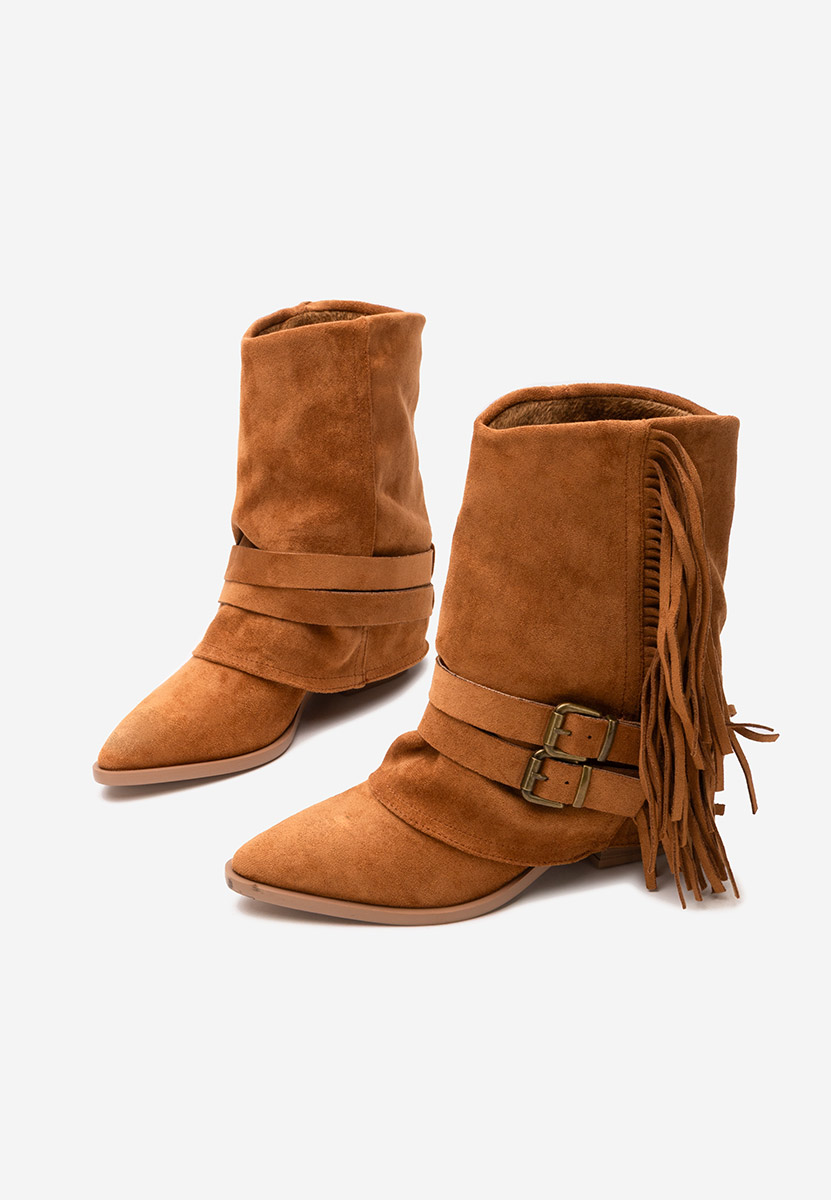 Isoria camel magassarkú csizma